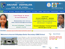 Tablet Screenshot of anuvratvidhyalaya.com